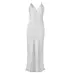women satin slip dress