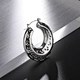 C shaped small point hole earrings                                  United States