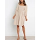 long sleeve casual dress