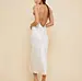 women satin slip dress