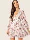 backless ruffle dress