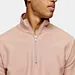 half zip cotton sweatshirt