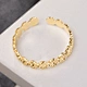 concave convex geometric rings     18K gold ring   Stainless steel ring    United States    Jewelry