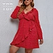 red polka dot dress