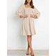 long sleeve casual dress