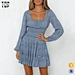 mini dress with sleeves
