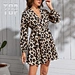 sexy leopard print dress