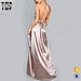 spaghetti strap dress backless
