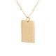 customized letter necklaces engraved pendant necklace square pendant necklaces