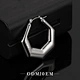 hexagonal steel earrings                 United States