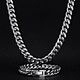 Amazon hot sale Custom Hip Hop Cuban Link Chain Mens 14k 18k Gold Plated Stainless Steel Chain Necklace United States