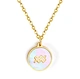 stainless steel shell pendant
