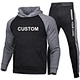 custom casual sports tracksuits