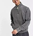 ribbed zip up sweater