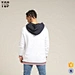 white hoodie