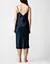 women satin slip dress
