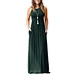long sleeve plain maxi dress