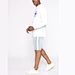 slim fit denim men's shorts supplier