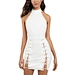 white bodycon bandage dress