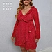 red polka dot dress