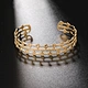 three layer hollow bracelet
