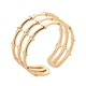 JR0060 eBay hot sale fashion stainless steel gold bone hollow rings Jewellery  Free Sample