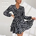 tight waist ruffle dress