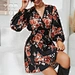 Allover Print Dress，new look shirred dress，pink shirred dress，shirred bodice midi dress