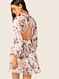 backless ruffle dress