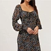 long sleeve dress chiffon