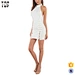 white bodycon bandage dress
