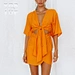 v neck mini cocktail dresses