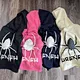 zip french terry hoodie