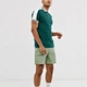 pique cotton polo shirt