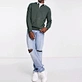 green polo sweatshirt