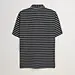 black and white striped