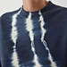tie-dye  fabric sweatshirt