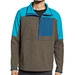 fleece half zip pullover sweatshirt