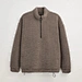 zip fleece sweatshirt