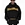leather patch lambskin hoodie
