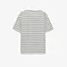 Oversized black and white striped T-shirt