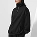 black zip sweatshirt