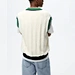 men knit vest pattern
