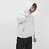 snap button hoodie