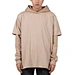 terry short sleeve hoodie