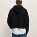 mens v neck hoodie