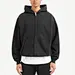double zipper  hoodie
