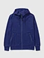 full zip hoodie black