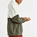 drop shoulder fleece pullover