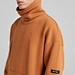 high collar sweatshirt